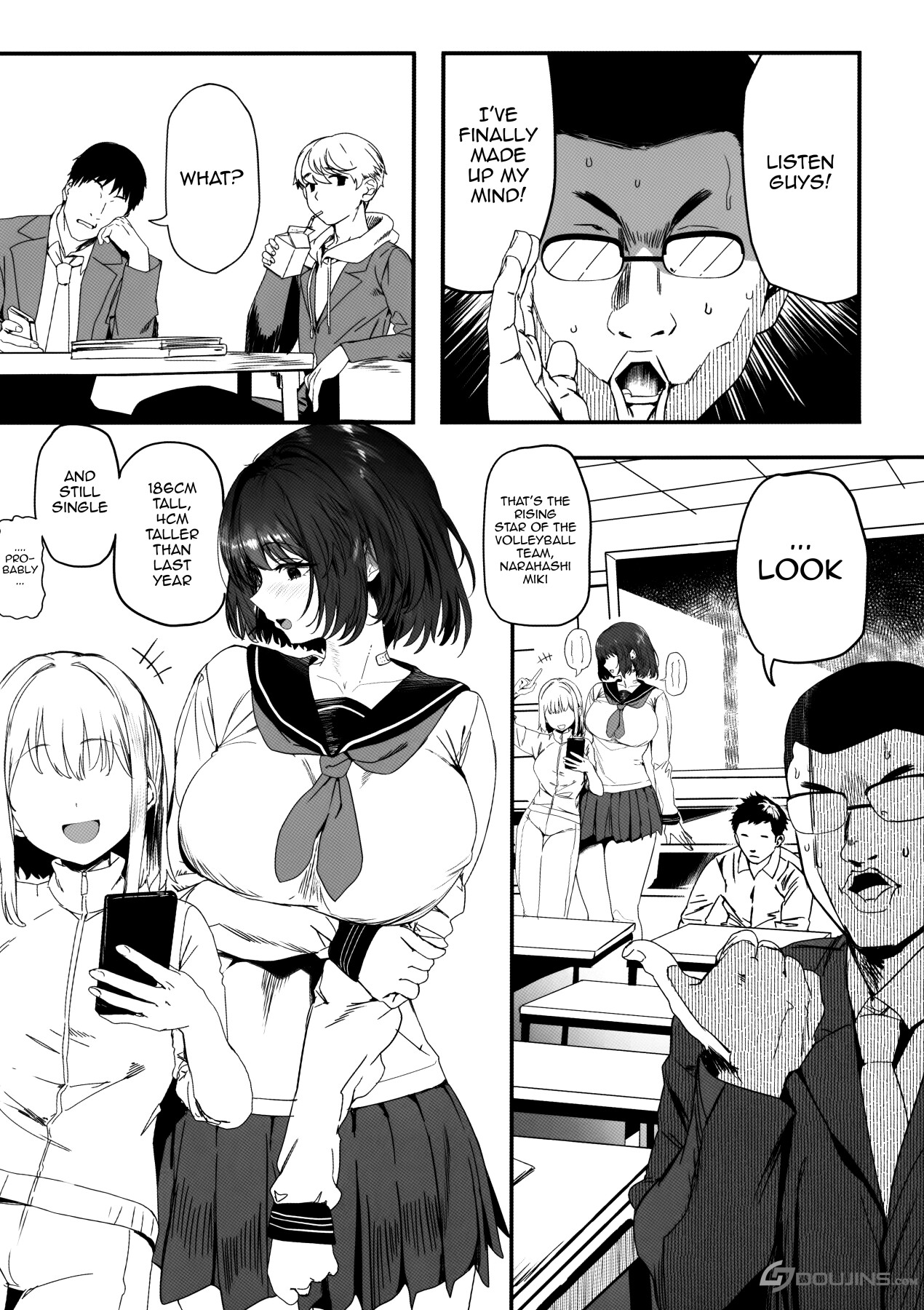 Hentai Manga Comic-The Tall, Innocent-looking Volleyball Player Girlfriend Becomes Senpai's -Complete Story- 2-Read-3